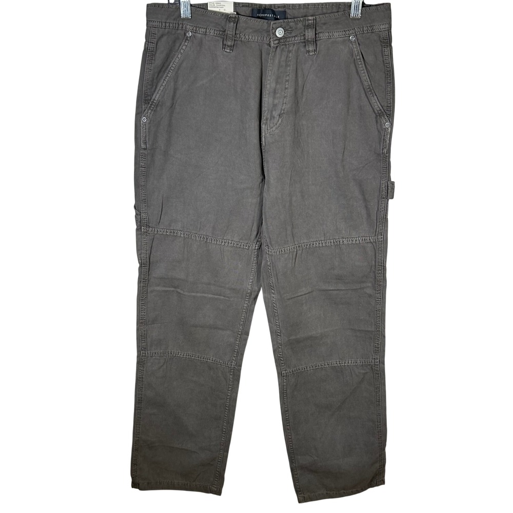 Aeropostale Mens Charcoal Carpenter Pants‎ Style 129623 Size Small Brand New